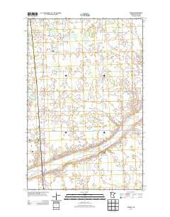 Winger Minnesota Historical topographic map, 1:24000 scale, 7.5 X 7.5 Minute, Year 2013