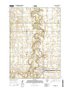 Winnebago Minnesota Current topographic map, 1:24000 scale, 7.5 X 7.5 Minute, Year 2016