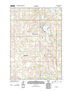 Winsted Minnesota Historical topographic map, 1:24000 scale, 7.5 X 7.5 Minute, Year 2013