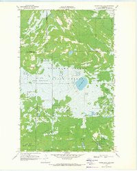 Winter Road Lake Minnesota Historical topographic map, 1:24000 scale, 7.5 X 7.5 Minute, Year 1968