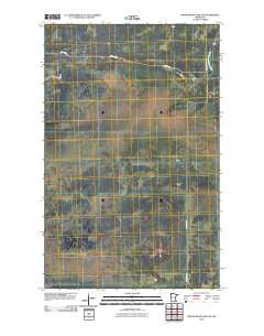 Winter Road Lake NW Minnesota Historical topographic map, 1:24000 scale, 7.5 X 7.5 Minute, Year 2010