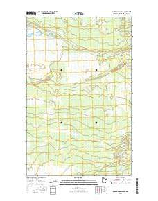 Winter Road Lake SE Minnesota Current topographic map, 1:24000 scale, 7.5 X 7.5 Minute, Year 2016