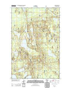 Wirt Minnesota Historical topographic map, 1:24000 scale, 7.5 X 7.5 Minute, Year 2013