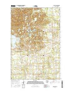 Wolf Lake Minnesota Current topographic map, 1:24000 scale, 7.5 X 7.5 Minute, Year 2016