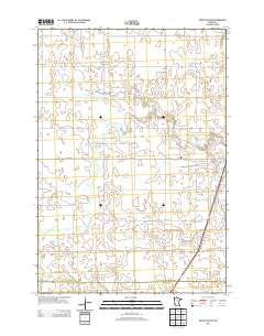 Wood Lake NW Minnesota Historical topographic map, 1:24000 scale, 7.5 X 7.5 Minute, Year 2013