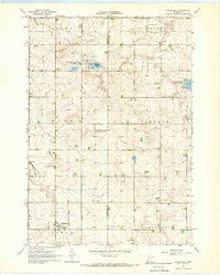 Woodstock Minnesota Historical topographic map, 1:24000 scale, 7.5 X 7.5 Minute, Year 1967