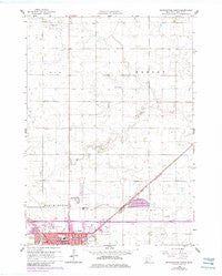 Worthington North Minnesota Historical topographic map, 1:24000 scale, 7.5 X 7.5 Minute, Year 1960
