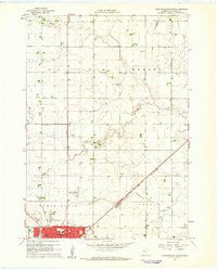 Worthington North Minnesota Historical topographic map, 1:24000 scale, 7.5 X 7.5 Minute, Year 1960