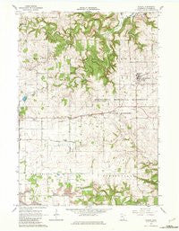 Wykoff Minnesota Historical topographic map, 1:24000 scale, 7.5 X 7.5 Minute, Year 1965