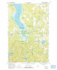 Zerkel Minnesota Historical topographic map, 1:24000 scale, 7.5 X 7.5 Minute, Year 1969