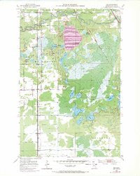 Zim Minnesota Historical topographic map, 1:24000 scale, 7.5 X 7.5 Minute, Year 1951