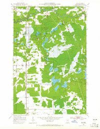 Zim Minnesota Historical topographic map, 1:24000 scale, 7.5 X 7.5 Minute, Year 1951