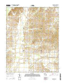 Acorn Ridge Missouri Current topographic map, 1:24000 scale, 7.5 X 7.5 Minute, Year 2015