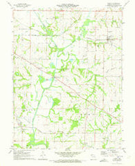 Agency Missouri Historical topographic map, 1:24000 scale, 7.5 X 7.5 Minute, Year 1971