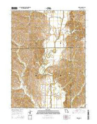 Akron Missouri Current topographic map, 1:24000 scale, 7.5 X 7.5 Minute, Year 2015
