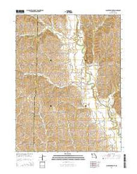 Alanthus Grove Missouri Current topographic map, 1:24000 scale, 7.5 X 7.5 Minute, Year 2014