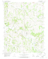 Aldrich Missouri Historical topographic map, 1:24000 scale, 7.5 X 7.5 Minute, Year 1956