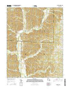 Allbright Missouri Current topographic map, 1:24000 scale, 7.5 X 7.5 Minute, Year 2015