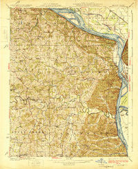 Altenburg Missouri Historical topographic map, 1:62500 scale, 15 X 15 Minute, Year 1925