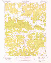 Americus Missouri Historical topographic map, 1:24000 scale, 7.5 X 7.5 Minute, Year 1974