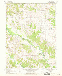Anson Missouri Historical topographic map, 1:24000 scale, 7.5 X 7.5 Minute, Year 1968