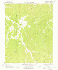 Anthonies Mill Missouri Historical topographic map, 1:24000 scale, 7.5 X 7.5 Minute, Year 1969
