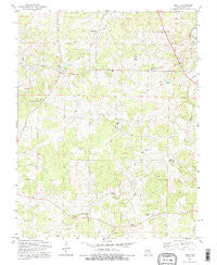 Anutt Missouri Historical topographic map, 1:24000 scale, 7.5 X 7.5 Minute, Year 1992