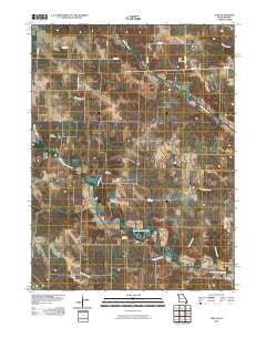 Azen Missouri Historical topographic map, 1:24000 scale, 7.5 X 7.5 Minute, Year 2010