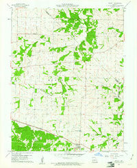 Barnett Missouri Historical topographic map, 1:24000 scale, 7.5 X 7.5 Minute, Year 1960