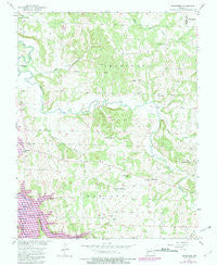 Bearcreek Missouri Historical topographic map, 1:24000 scale, 7.5 X 7.5 Minute, Year 1956