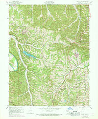 Belew Creek Missouri Historical topographic map, 1:24000 scale, 7.5 X 7.5 Minute, Year 1954