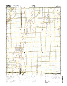 Bernie Missouri Current topographic map, 1:24000 scale, 7.5 X 7.5 Minute, Year 2015