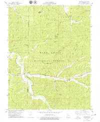 Berryman Missouri Historical topographic map, 1:24000 scale, 7.5 X 7.5 Minute, Year 1978