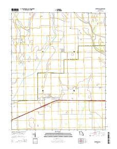 Bertrand Missouri Current topographic map, 1:24000 scale, 7.5 X 7.5 Minute, Year 2015
