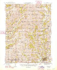 Bethany Missouri Historical topographic map, 1:62500 scale, 15 X 15 Minute, Year 1948