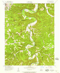 Big Piney Missouri Historical topographic map, 1:24000 scale, 7.5 X 7.5 Minute, Year 1954