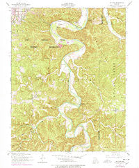 Big Piney Missouri Historical topographic map, 1:24000 scale, 7.5 X 7.5 Minute, Year 1954