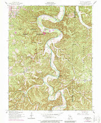 Big Piney Missouri Historical topographic map, 1:24000 scale, 7.5 X 7.5 Minute, Year 1954
