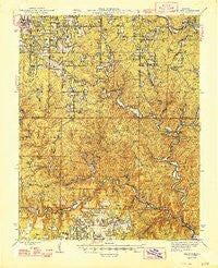 Birch Tree Missouri Historical topographic map, 1:62500 scale, 15 X 15 Minute, Year 1948