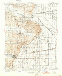 Bloomfield Missouri Historical topographic map, 1:62500 scale, 15 X 15 Minute, Year 1934