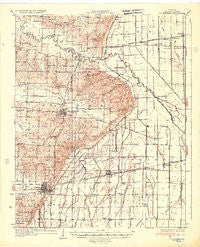 Bloomfield Missouri Historical topographic map, 1:62500 scale, 15 X 15 Minute, Year 1934