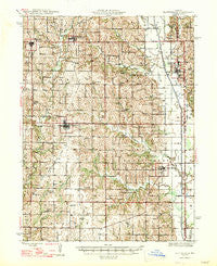 Blythedale Missouri Historical topographic map, 1:62500 scale, 15 X 15 Minute, Year 1947