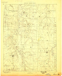 Bolivar Missouri Historical topographic map, 1:125000 scale, 30 X 30 Minute, Year 1892