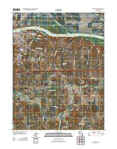 Boonville Missouri Historical topographic map, 1:24000 scale, 7.5 X 7.5 Minute, Year 2011