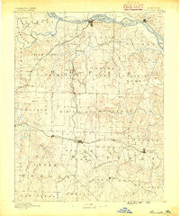 Boonville Missouri Historical topographic map, 1:125000 scale, 30 X 30 Minute, Year 1888