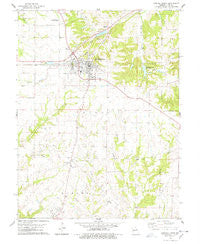 Bowling Green Missouri Historical topographic map, 1:24000 scale, 7.5 X 7.5 Minute, Year 1978