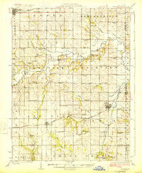 Braymer Missouri Historical topographic map, 1:62500 scale, 15 X 15 Minute, Year 1924