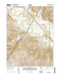 Breckenridge Missouri Current topographic map, 1:24000 scale, 7.5 X 7.5 Minute, Year 2015