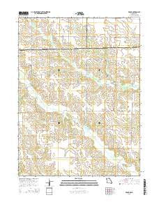 Brock Missouri Current topographic map, 1:24000 scale, 7.5 X 7.5 Minute, Year 2015