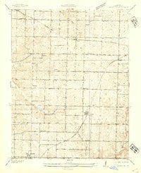 Brookline Missouri Historical topographic map, 1:24000 scale, 7.5 X 7.5 Minute, Year 1936